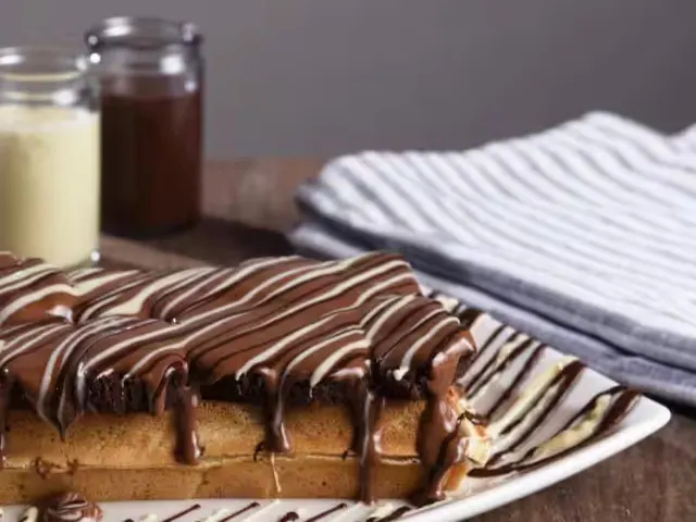 Double Chocolate Brownie Waffle
