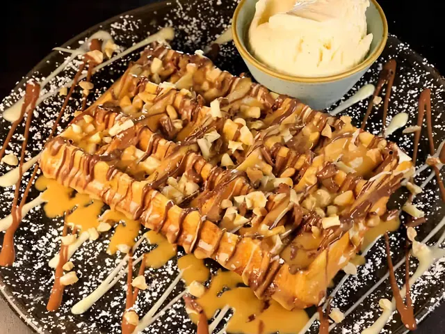 Loaded Peanut Butter & Chocolate Waffle